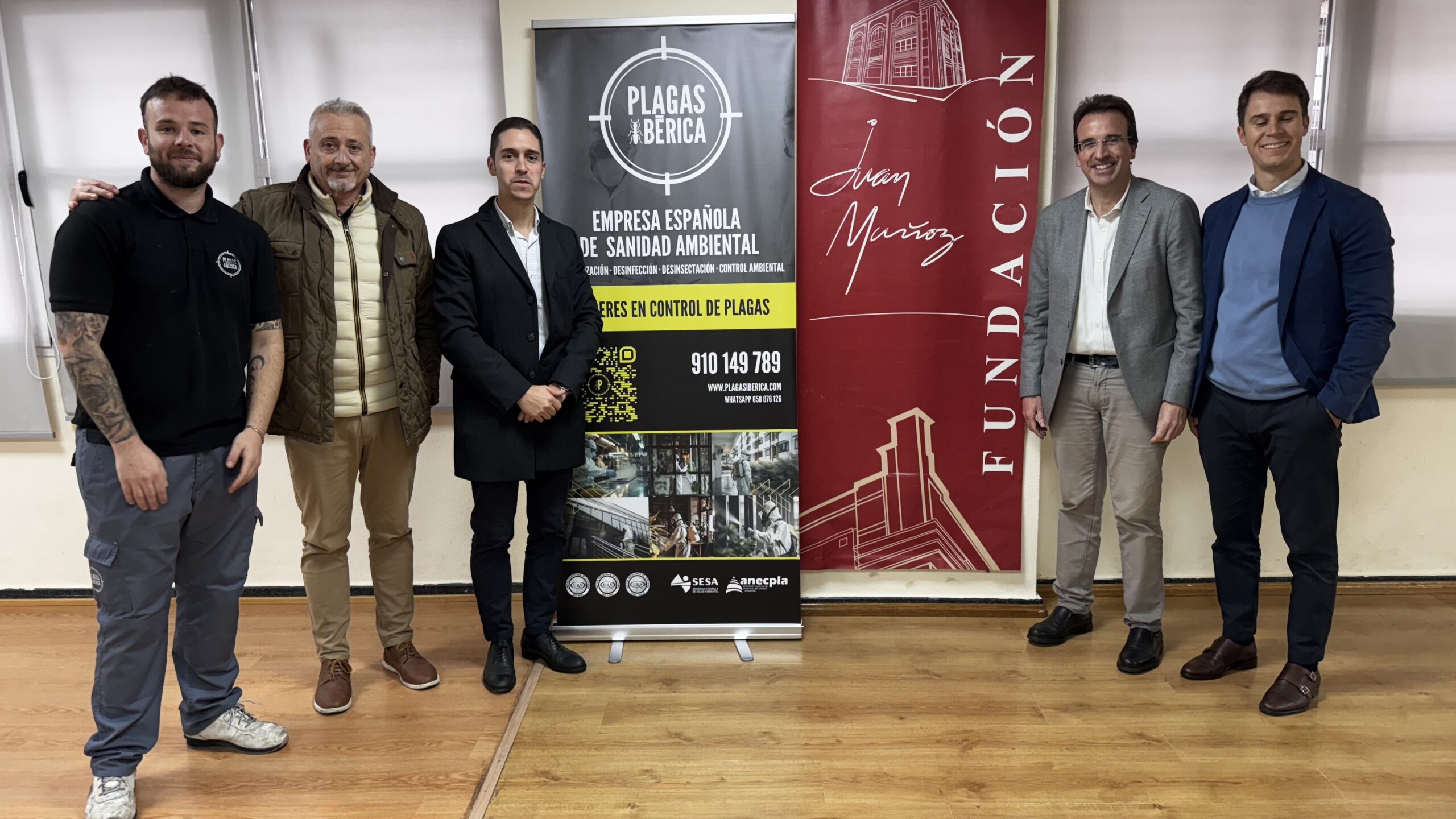 Plagas Ibérica junto a la Fundación Miguel Muñoz de Leganés
